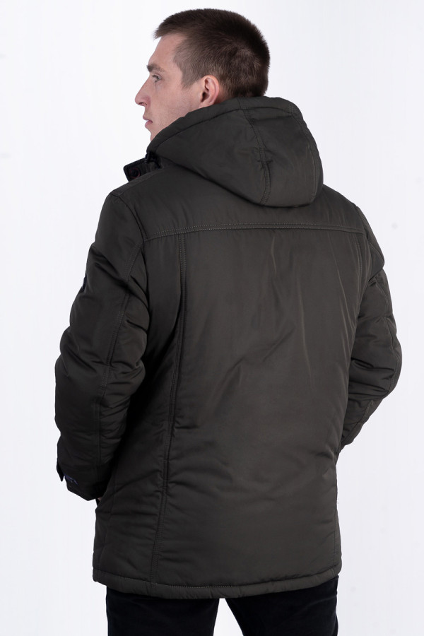 Куртка мужская зимняя  J7039 хаки, Фото №4 - freever.ua