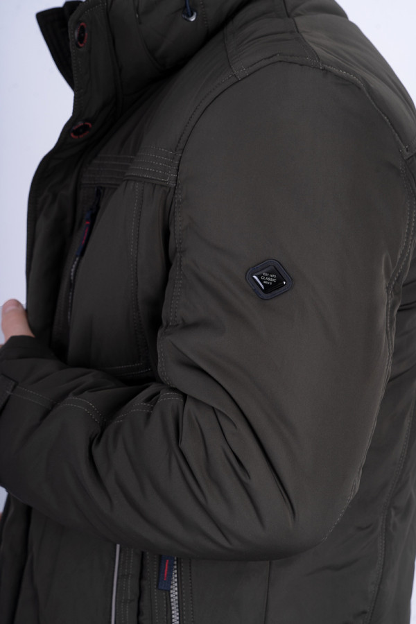 Куртка мужская зимняя  J7039 хаки, Фото №5 - freever.ua