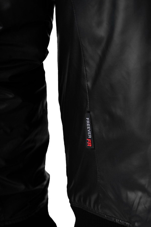 Куртка бомбер мужская Freever SF 70392 черная, Фото №7 - freever.ua