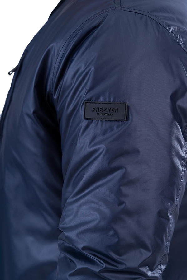 Куртка бомбер мужская Freever SF 70392 темно-синяя, Фото №6 - freever.ua