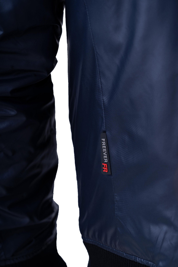 Куртка бомбер мужская Freever SF 70392 темно-синяя, Фото №7 - freever.ua