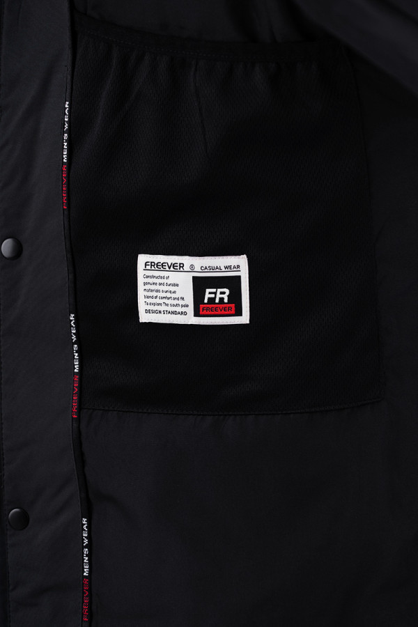 Демисезонная куртка мужская Freever SF 70506 черная , Фото №7 - freever.ua