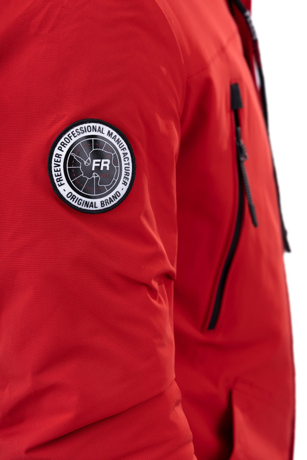 Демисезонная куртка мужская Freever SF 70506 красная, Фото №9 - freever.ua