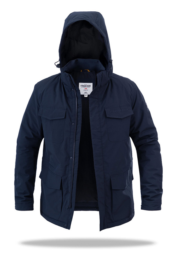 Демисезонная куртка мужская Freever SF 70507 синяя - freever.ua