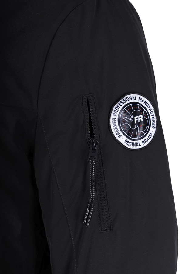 Демісезонна куртка чоловіча Freever WF 70559 чорна, Фото №6 - freever.ua
