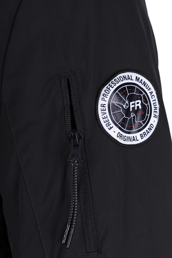 Демісезонна куртка чоловіча Freever WF 70559 чорна, Фото №6- freever.ua