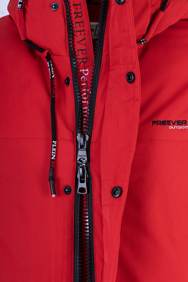 Демисезонная куртка мужская Freever WF 70559 красная, Фото №5 - freever.ua