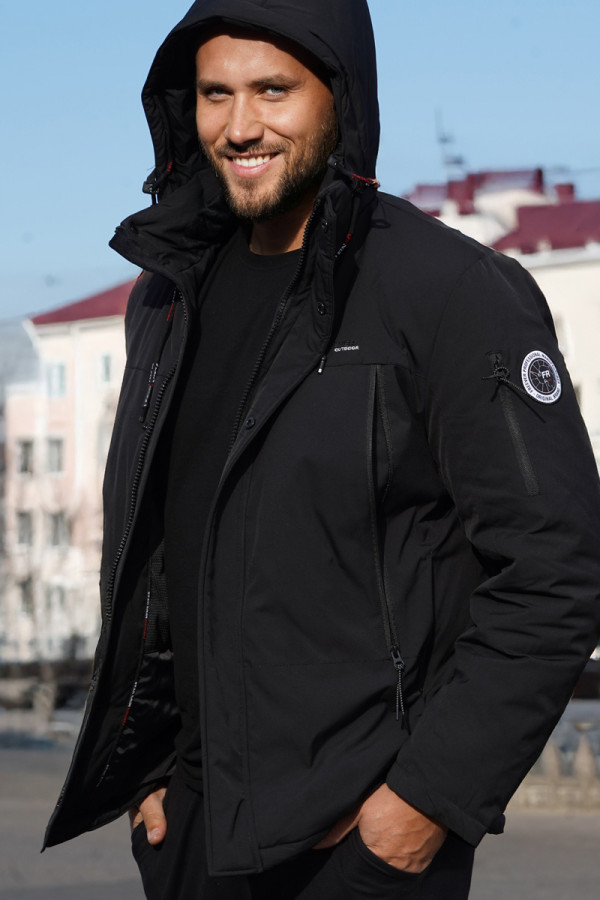 Демісезонна куртка чоловіча Freever WF 70559 чорна, Фото №5- freever.ua