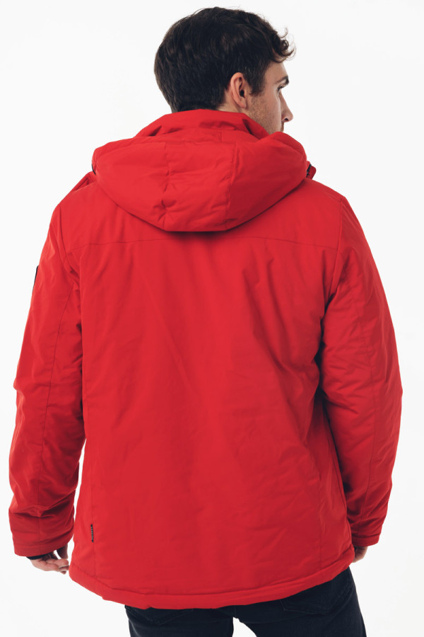 Демисезонная куртка мужская Freever WF 70559 красная, Фото №9 - freever.ua