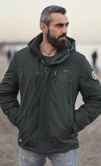 Демисезонная куртка мужская Freever WF 70559 хаки