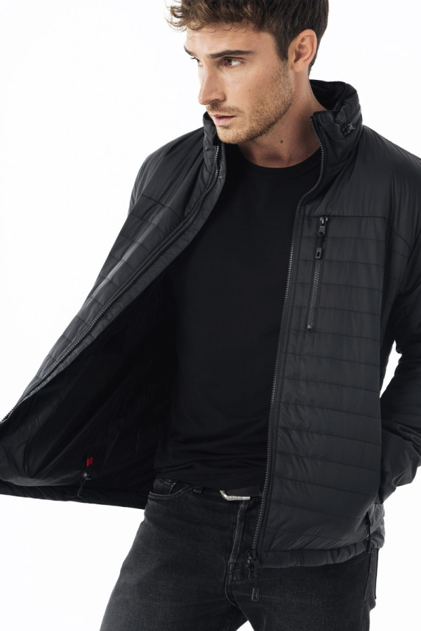 Демисезонная куртка мужская Freever WF 70588 черная, Фото №10 - freever.ua