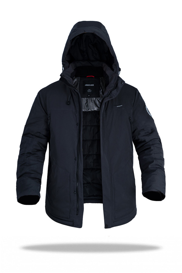 Зимняя куртка мужская Freever AF 70706 черная - freever.ua