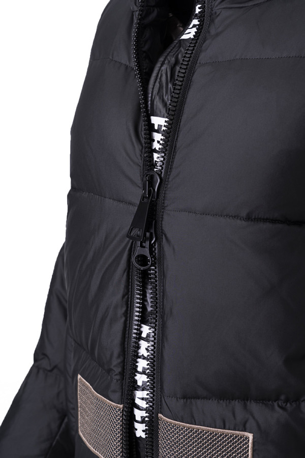 Пальто пуховое женское Freever WF 71583 черное, Фото №6 - freever.ua