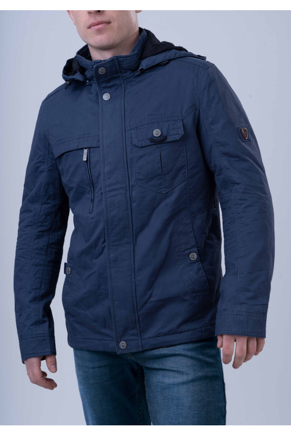 Куртка чоловіча демісезонна J7159 синя - freever.ua