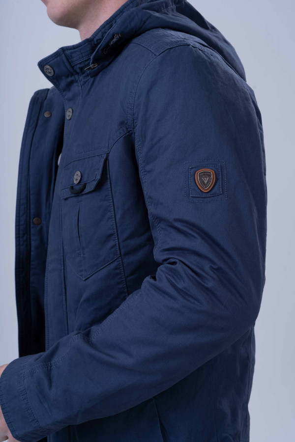 Куртка чоловіча демісезонна J7159 синя, Фото №2 - freever.ua
