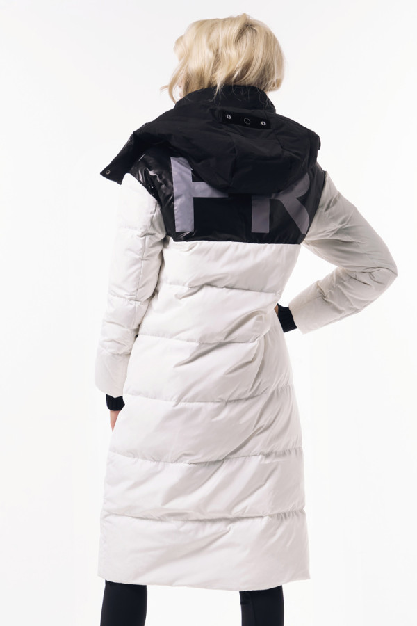 Пальто пухове жіноче Freever WF 71673 біле, Фото №5 - freever.ua
