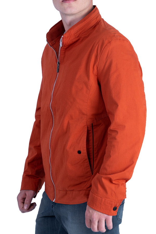 Куртка чоловіча демісезонна J7193 оранжева, Фото №2 - freever.ua