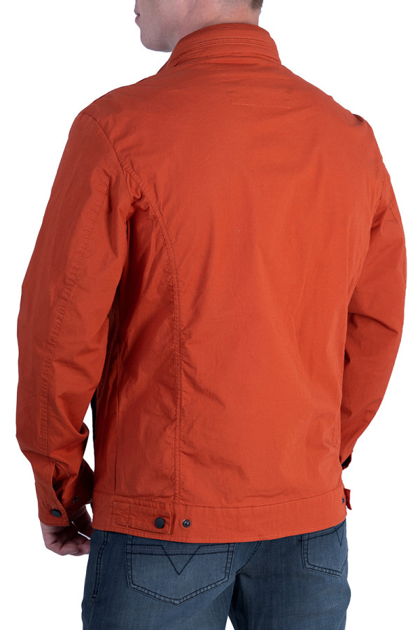 Куртка чоловіча демісезонна J7193 оранжева, Фото №3 - freever.ua