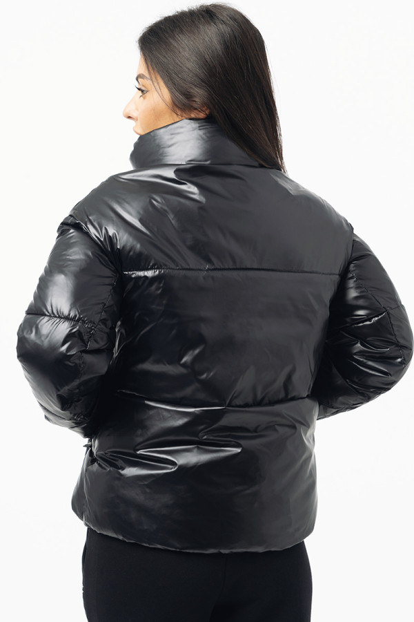 Куртка жіноча Freever WF 72016 чорна, Фото №5 - freever.ua