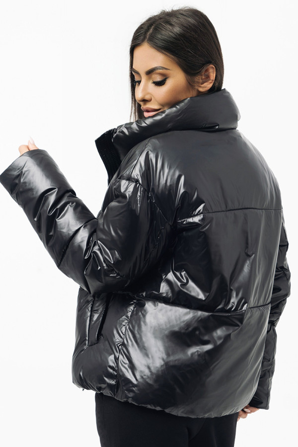 Куртка жіноча Freever WF 72016 чорна, Фото №6 - freever.ua