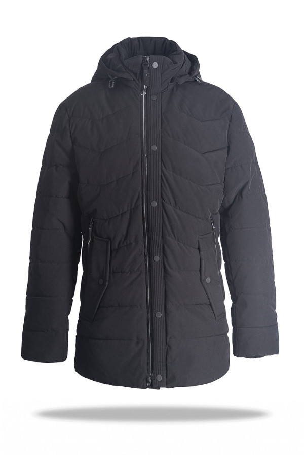 Куртка мужская зимняя J722 черная, Фото №2 - freever.ua