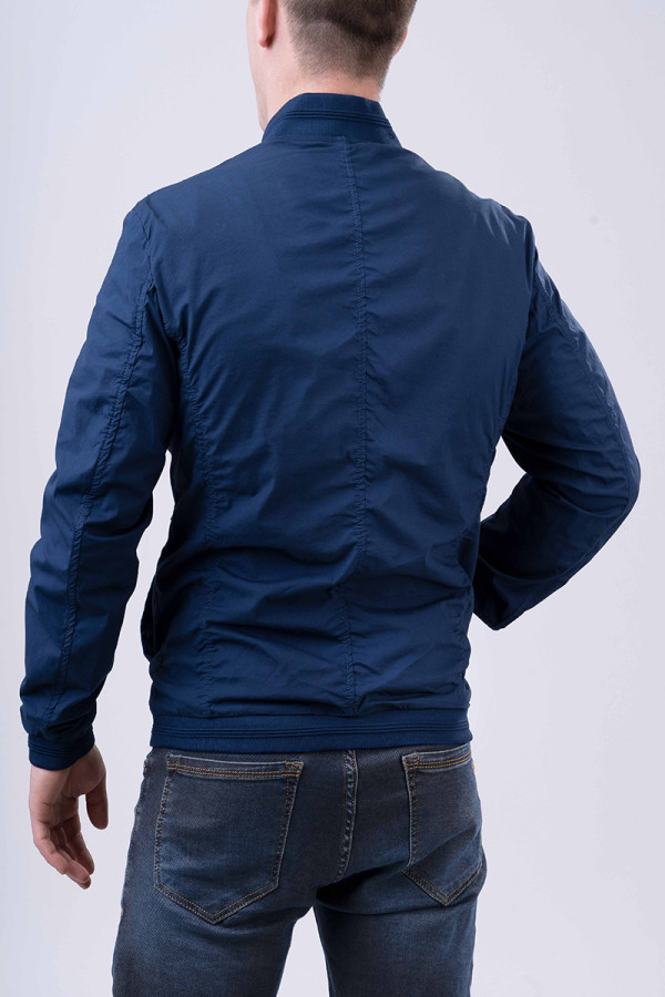 Куртка чоловіча демісезонна J7595 синя, Фото №2 - freever.ua