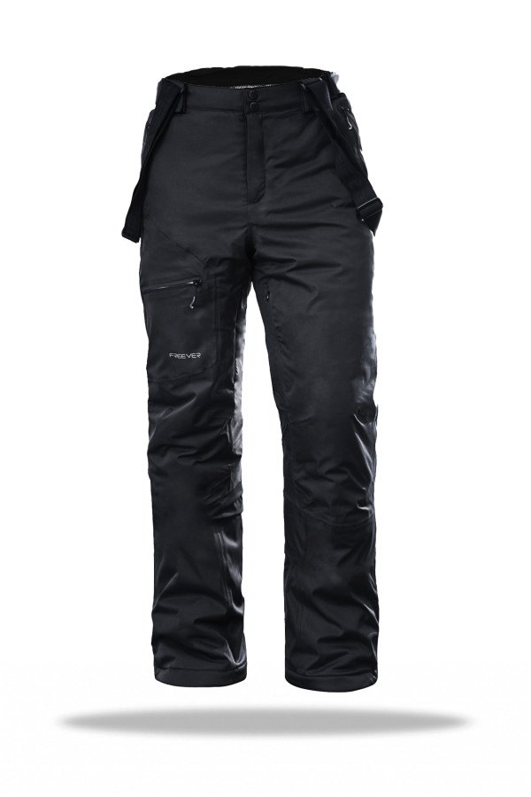 Гірськолижні штани чоловічі Freever WF 7602 чорні - freever.ua