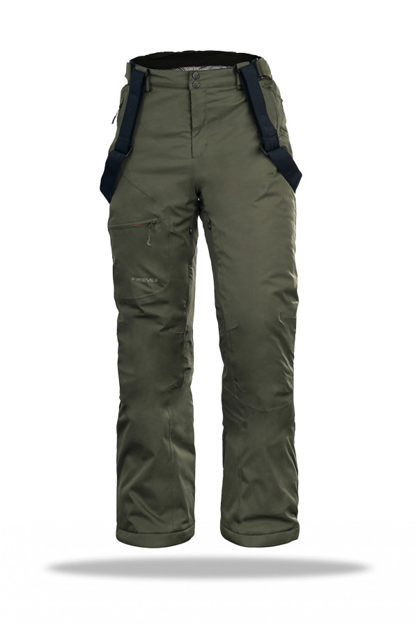 Гірськолижні штани чоловічі Freever WF 7602 хакі, Фото №2 - freever.ua