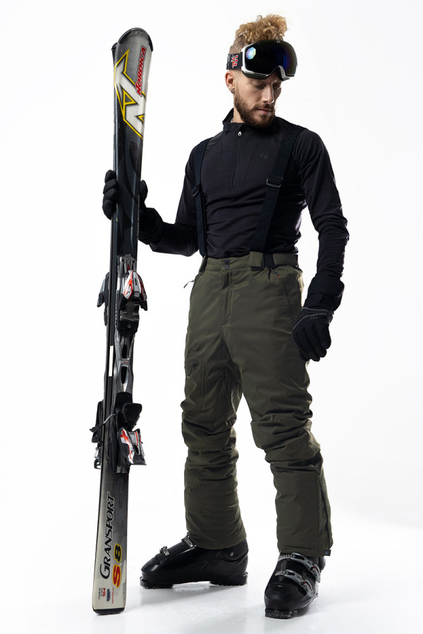 Гірськолижні штани чоловічі Freever WF 7602 хакі - freever.ua