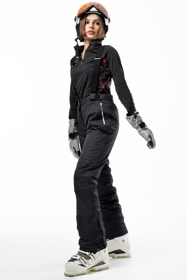 Гірськолижні штани жіночі Freever WF 7603 чорні, Фото №5 - freever.ua