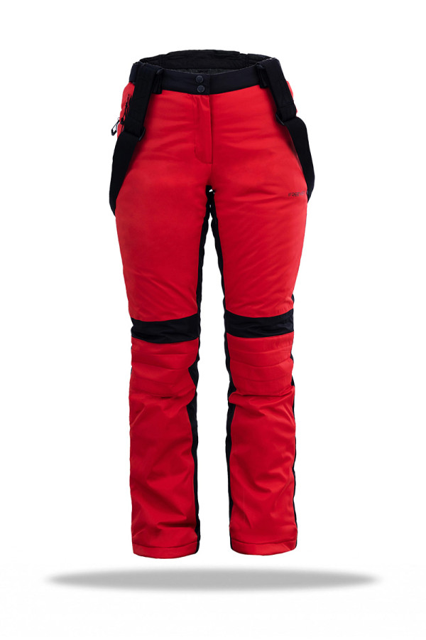 Гірськолижні штани жіночі Freever WF 7603 червоні - freever.ua