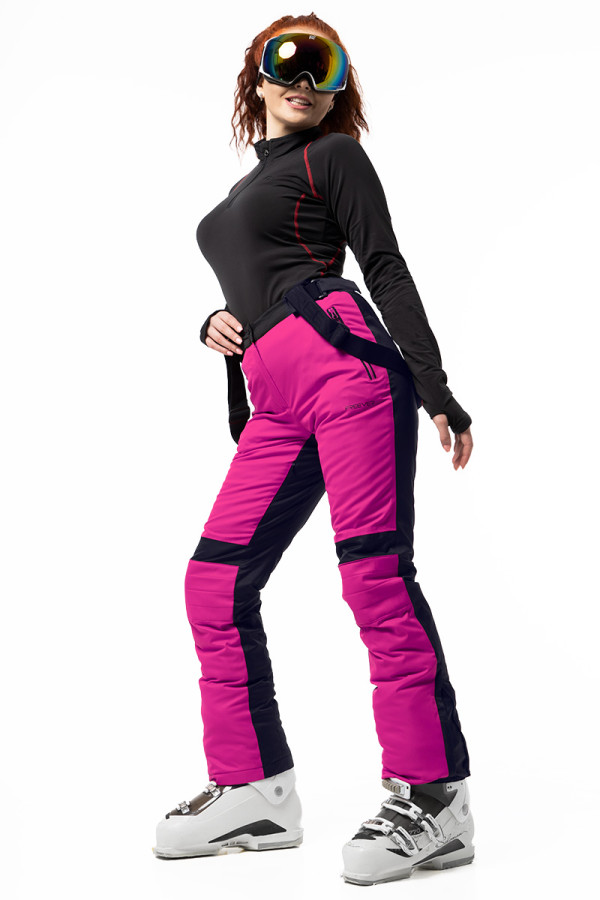Гірськолижні штани жіночі Freever WF 7603 рожеві, Фото №7 - freever.ua