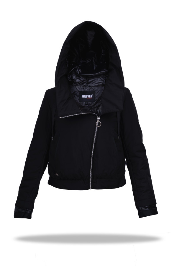 Демисезонная куртка женская Freever GF 79105 черная, Фото №2 - freever.ua