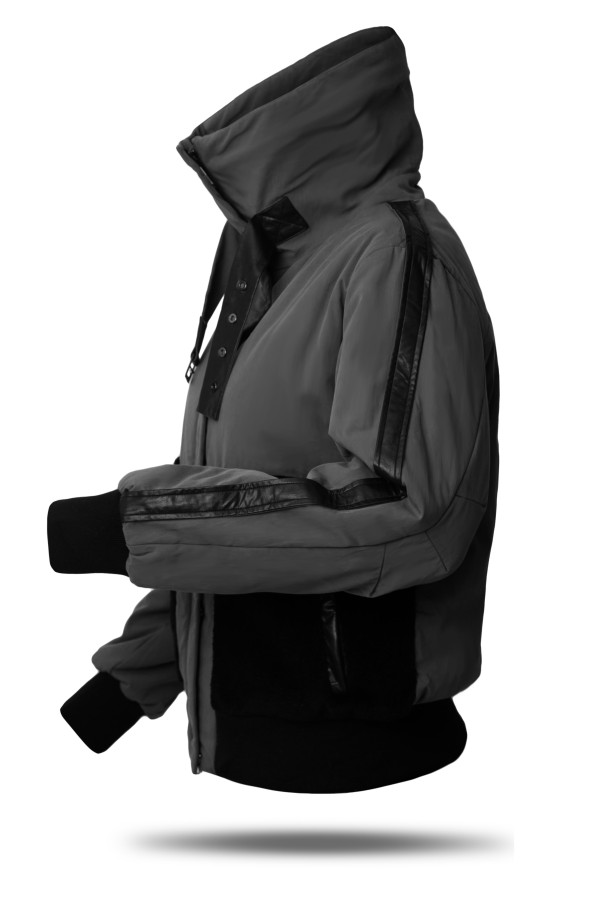 Куртка-бомбер жіноча Freever GF 79259 чорна, Фото №4 - freever.ua