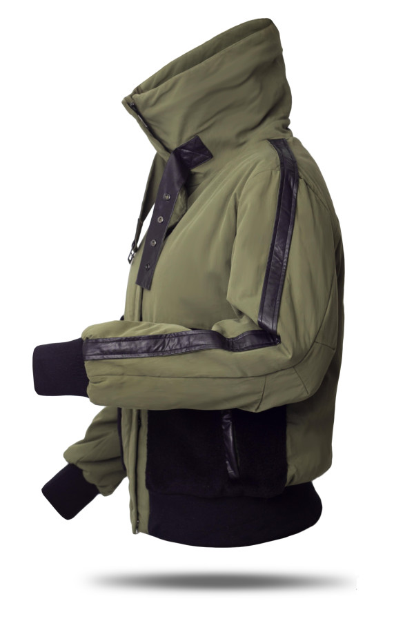 Куртка-бомбер жіноча Freever GF 79259 хакі, Фото №3 - freever.ua