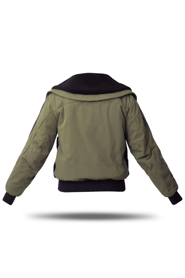 Куртка-бомбер жіноча Freever GF 79259 хакі, Фото №5 - freever.ua