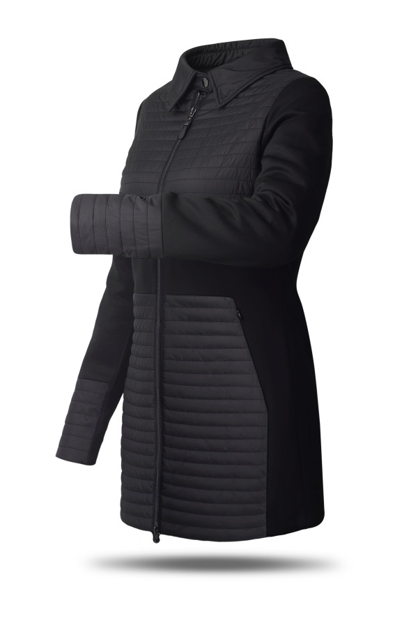 Пальто жіноче Freever GF 79608 чорне, Фото №3 - freever.ua