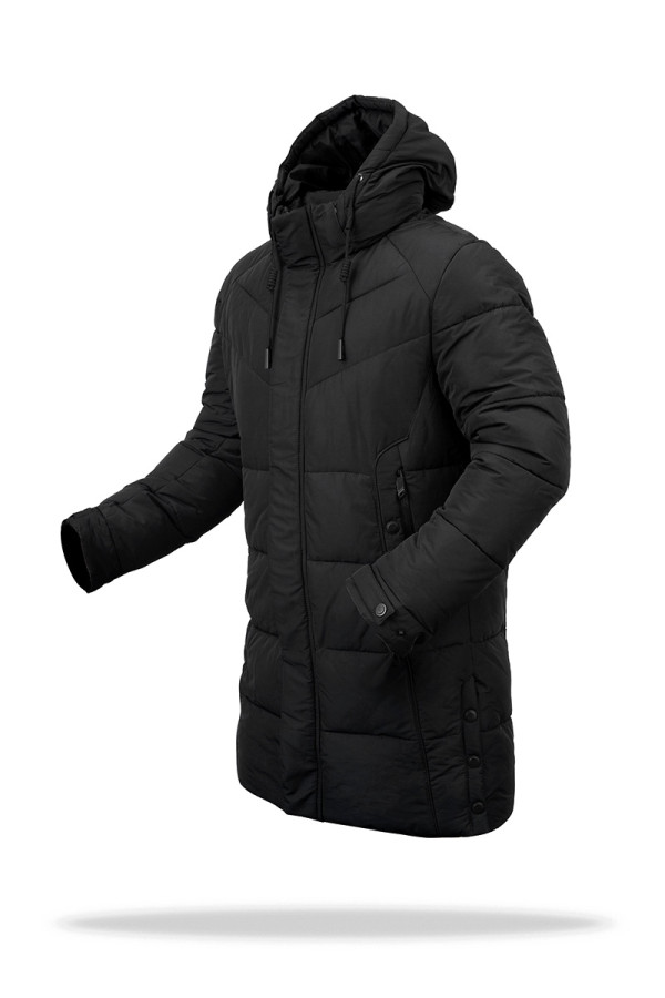 Куртка чоловіча зимова J8008 чорна, Фото №3 - freever.ua