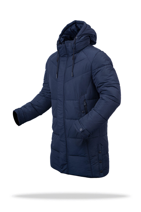 Куртка чоловіча зимова J8008 синя, Фото №3 - freever.ua