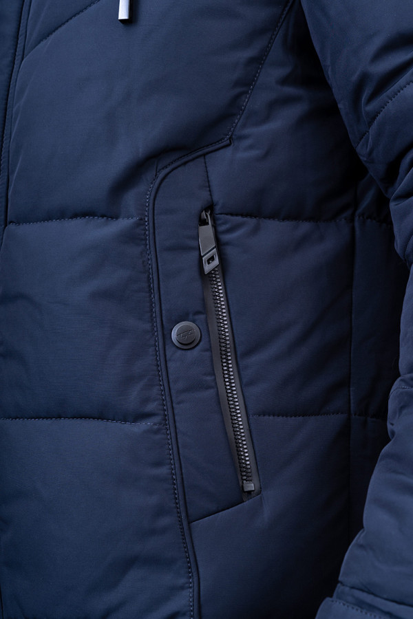 Куртка чоловіча зимова J8008 синя, Фото №5 - freever.ua