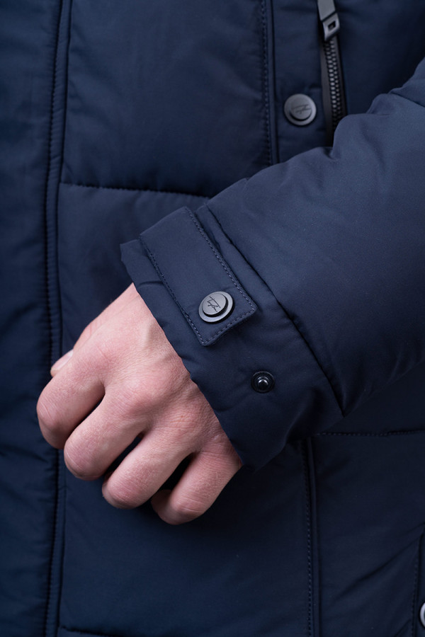 Куртка чоловіча зимова J8008 синя, Фото №7 - freever.ua