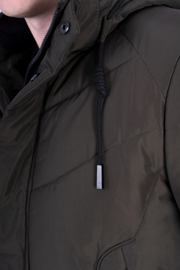 Куртка чоловіча зимова J8008 хакі, Фото №8 - freever.ua