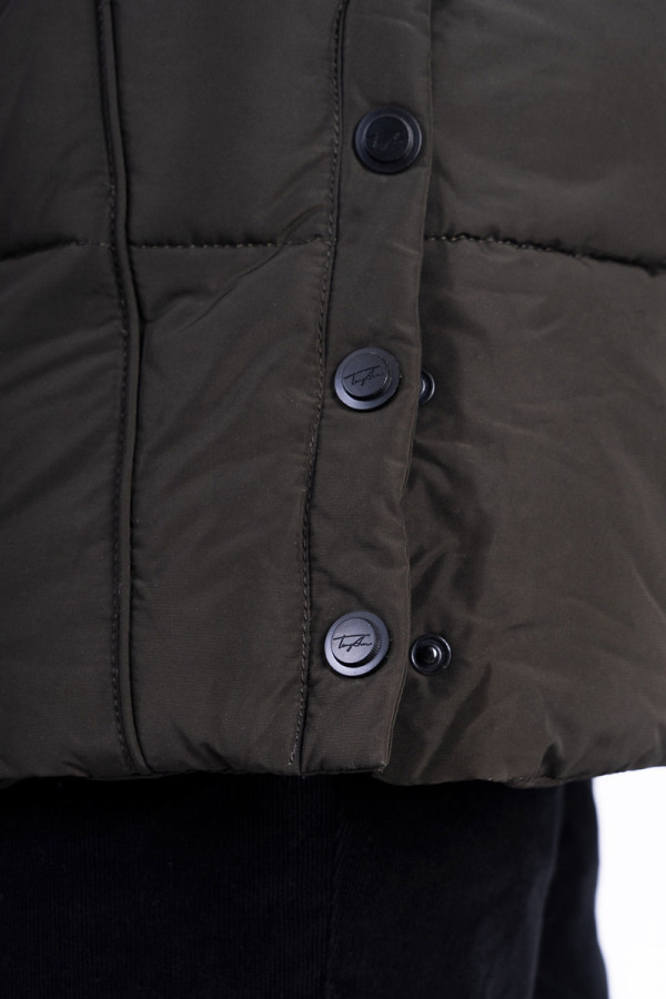 Куртка мужская зимняя  J8008 хаки, Фото №9 - freever.ua