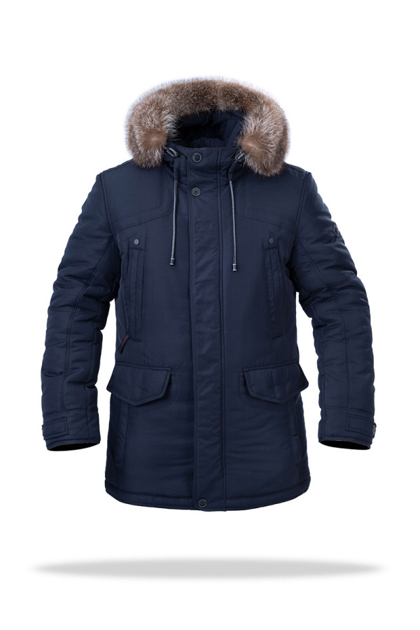 Куртка мужская зимняя  J8011 синяя, Фото №2 - freever.ua