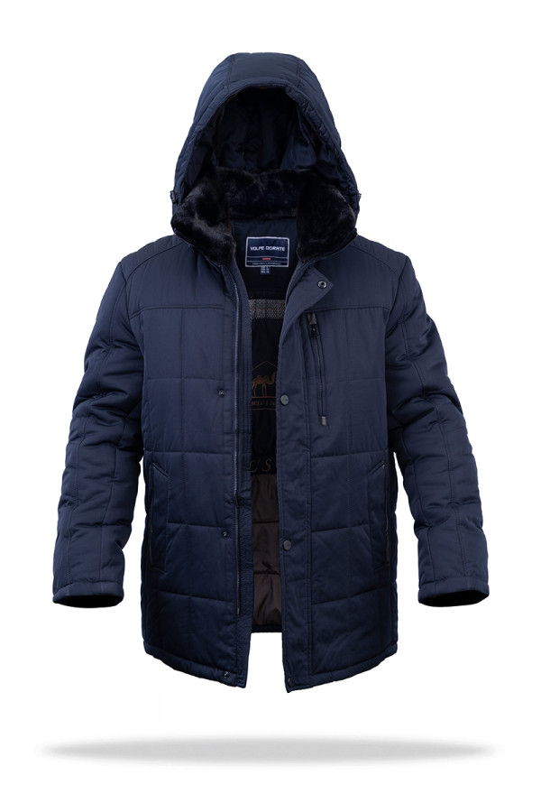 Куртка чоловіча зимова J8021 синя - freever.ua
