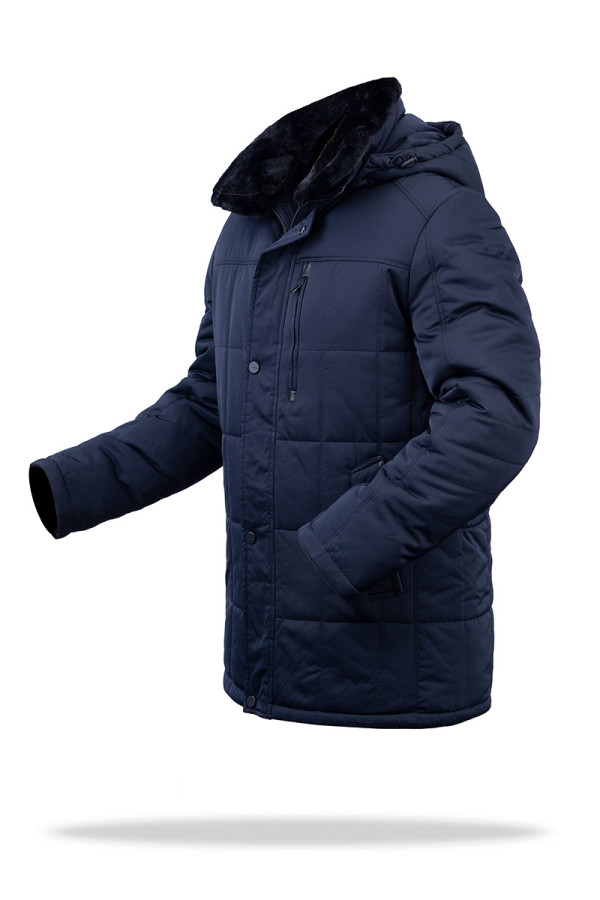 Куртка чоловіча зимова J8021 синя, Фото №2 - freever.ua