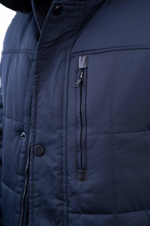 Куртка чоловіча зимова J8021 синя, Фото №5 - freever.ua