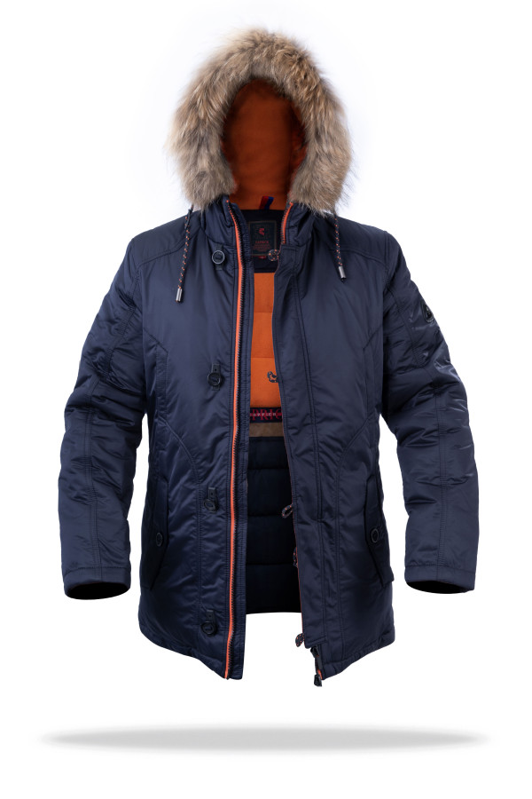 Куртка мужская зимняя  J8850 синяя - freever.ua