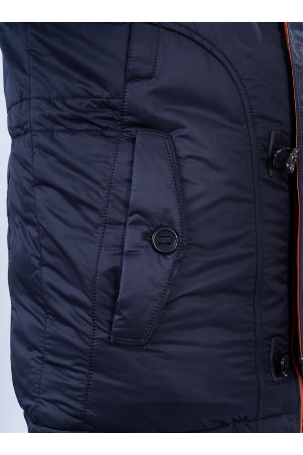 Куртка мужская зимняя  J8850 синяя, Фото №8 - freever.ua