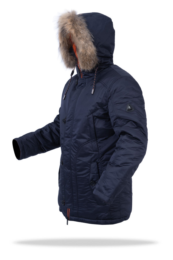 Куртка мужская зимняя  J8850 синяя, Фото №3 - freever.ua